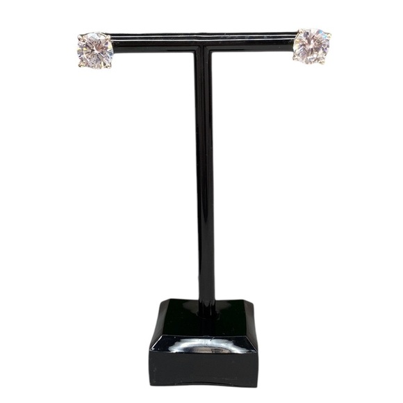 Classic Sparkly Rhinestone Large Stud Earrings - Picture 6 of 16